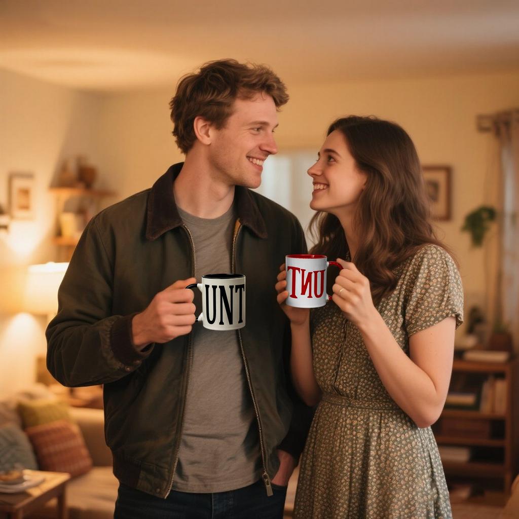 Morsom Frekk Krus Keramisk Kaffekrus Vannkopp 350ml