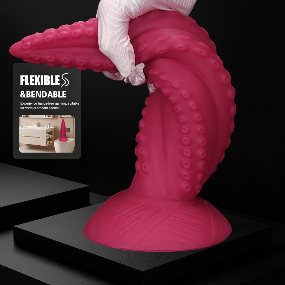 Extra Large Tentacle Silicone Prostate Massager, Flexible Fantasy Anal Plug for Men Adult G-Spot Stimulation, Sex Toys for Unisex Butt Plug