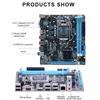 H61 Motherboard with LGA1155 I3/I5/I7 CPU 16GB Micro-ATX Dual Channal DDR3 1066/1333/1600 MHZ for Desktop Computer Main Board