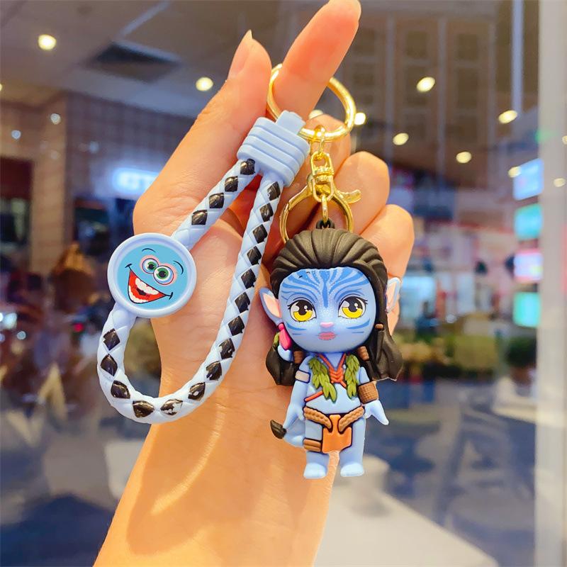 

Cartoon Cute Blue Elf Keychain Gift Gift Doll Machine Pendant Doll Bag Pendant