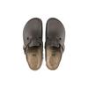 Birkenstock Boston Comfortable Versatile Anti-Rubbing Closed-Toe Slippers Unisex Slippers Gray 0060101
