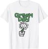 Green Day Womens Flower Pot TShirt Funny Cute Kawaii Clothing Graphic TShirt Cute Birthday Outfit Women Clothing Y2k Aesthetic