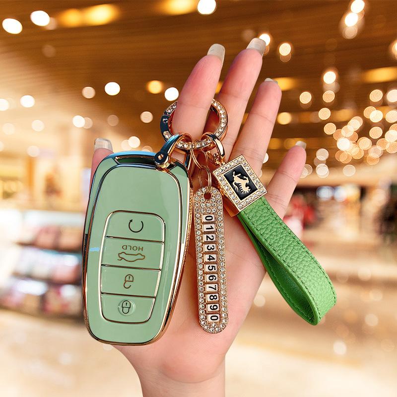 Applicable To Hongqi H5 Key Set 23 H9 Hs7 Shell H7 Buckle Eqm5 Special E-hs3 High-end Hs5 Car Men and Women