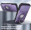 Anti-slip Armor Shockproof Case For Honor 600 Pro 5G Global Slide Camera Lens Protection Rotating Ring Stand Phone Cover Fundas