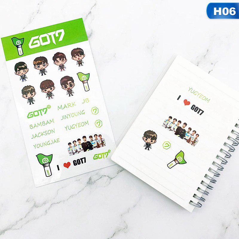 buy kpop x1 blackpink exo twice fans diy stationery sticker waterproof transparent decoration stickers at affordable prices free shipping real reviews with photos joom