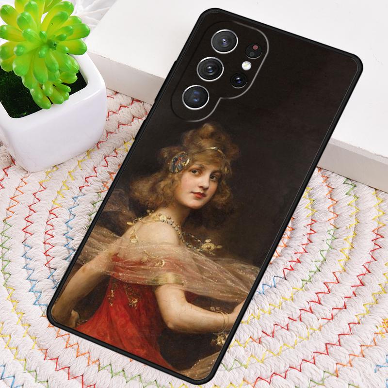 Famous Painting Adorable Phone Case for Samsung Galaxy Note 10 Pro S26 Ultra S23 S24 FE S25 S21 S22 PLUS Shockproof Cove