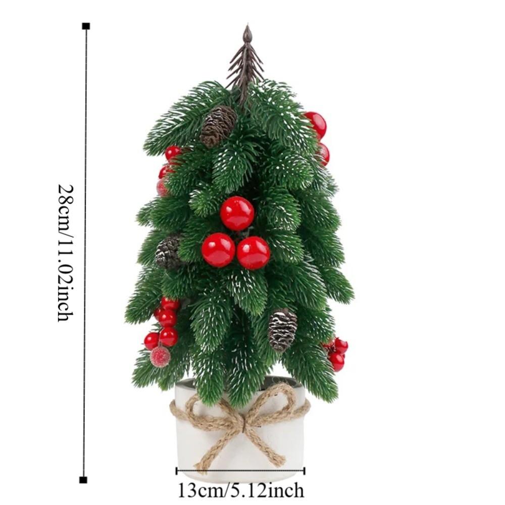 Decorative Christmas Tree Ornament Artificial Christmas Tree Potted Plants  Living Room