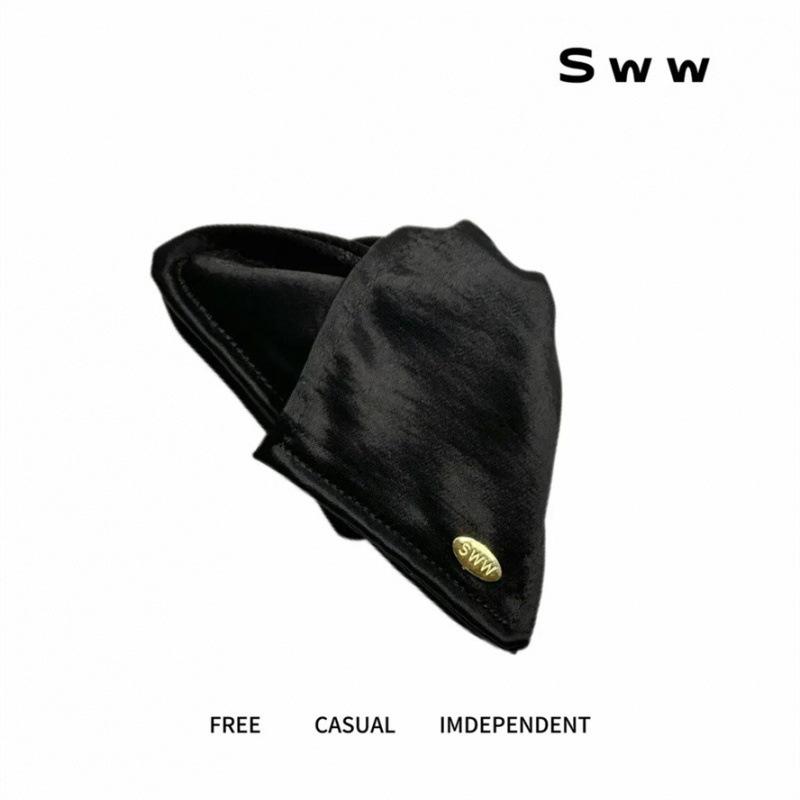 

Эксклюзив для новичков: Элегантная атласная треугольная заколка-краб для волос для женщин - Бесплатная доставка