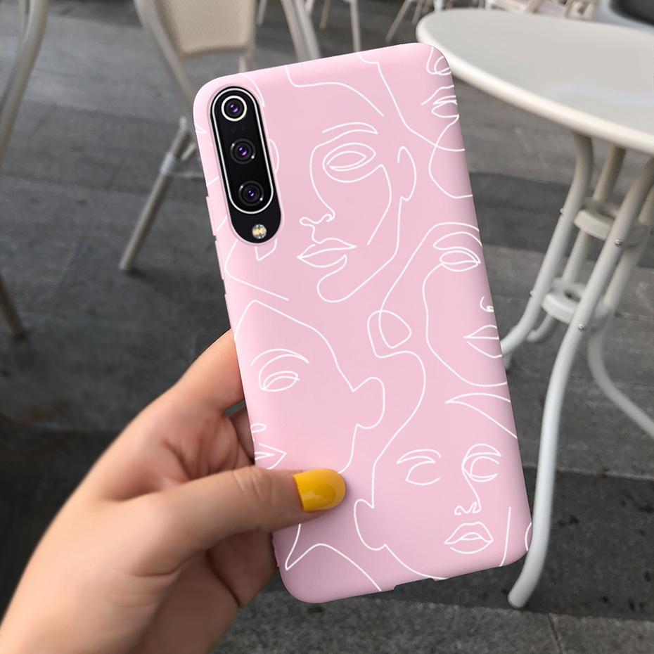 Lovely Printing Jelly Phone Case For Xiaomi Mi 9 SE Mi9 Soft Silicone TPU Back Cover For Xiaomi Mi 9 Lite Mi 9SE 9 SE Bumper