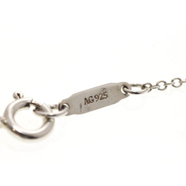 Used TIFFANY&Co. Tiffany Bow Ribbon Pendant Necklace Silver 925 2.0g Women's [Used] [473]