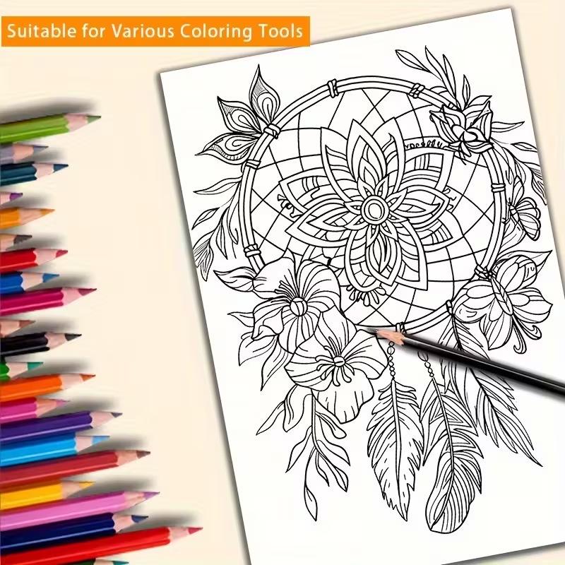 Dream Catcher A4 Coloring & Drawing Book