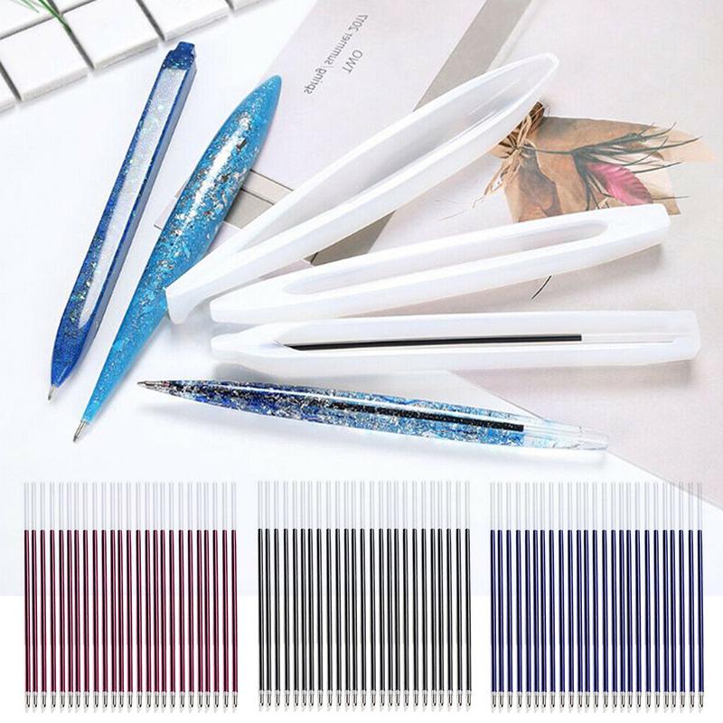 Buy Pdtoweb Handmade Ballpoint Pen Resin Mould Silicone Molds Jewelry