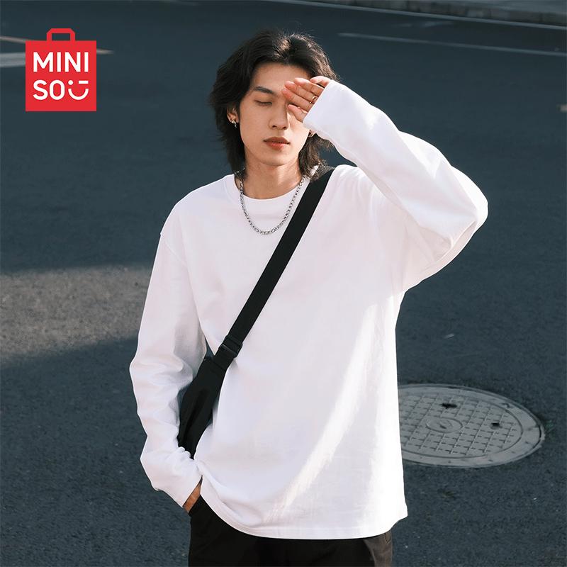 MINISO Men's Pure Cotton Basic T-Shirt