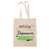 Tote bag - PLANETEE - Dépanneur meilleur de tous les temps - Coton - Beige - Imprimé en France