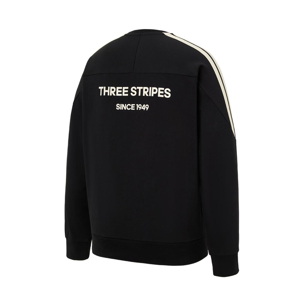 adidas Sweatshirts Men's Black Crew Neck Moderate Regular KA2562