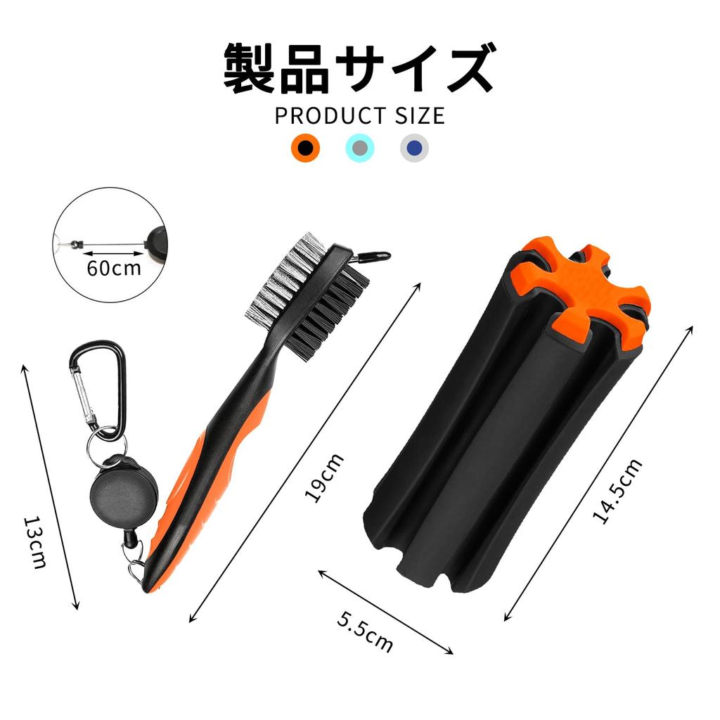 JnTech Golf Club Holder Fixed Storage Club Case Club Carry Case Golf Club Bracket Golf Brush Golf Cleaning Brush Storage Stand Golf Club Portable