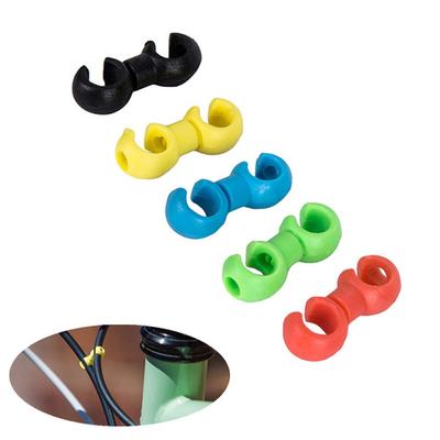 10 Stücke Fahrrad Kabel Clips Rotierenden Haken MTB Fahrrad Schaltwerk Schaltkabel Bremskabel Gehäuse Befestigung