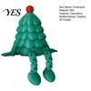 Articulated Tree Figures 3D Printed Christmas Storage Organizer with Removable Lid, Creative Desktop Cute Holiday Containers for Candies Jewelry, Xmas