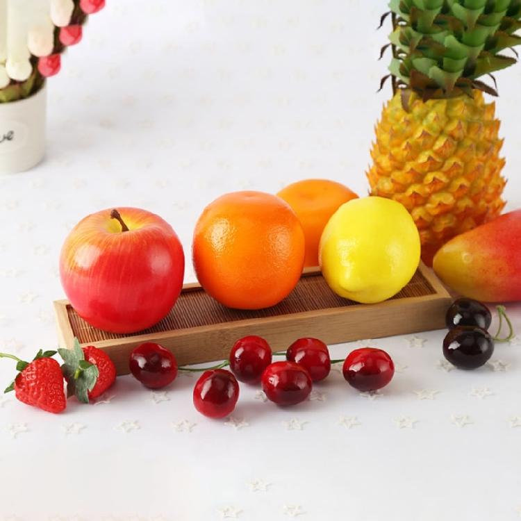 10 Pair False Cherry Decorations Artificial Cherries Props for Shopping Mall