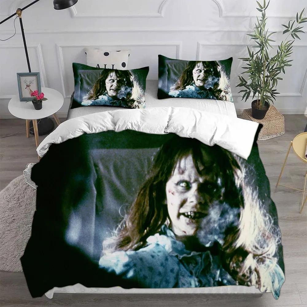The Exorcist (1973) Bedding Sets Comforter Quilt Bed Cover Duvet Cover Pillow Case 2-3 Pieces Sets Kids Adult Size