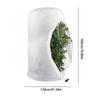 Heavy Winter Protection Plant Cover Winter Cover Anti-frost Zipper And Drawstring Cold Protection Non-woven Plant Frost Blanket