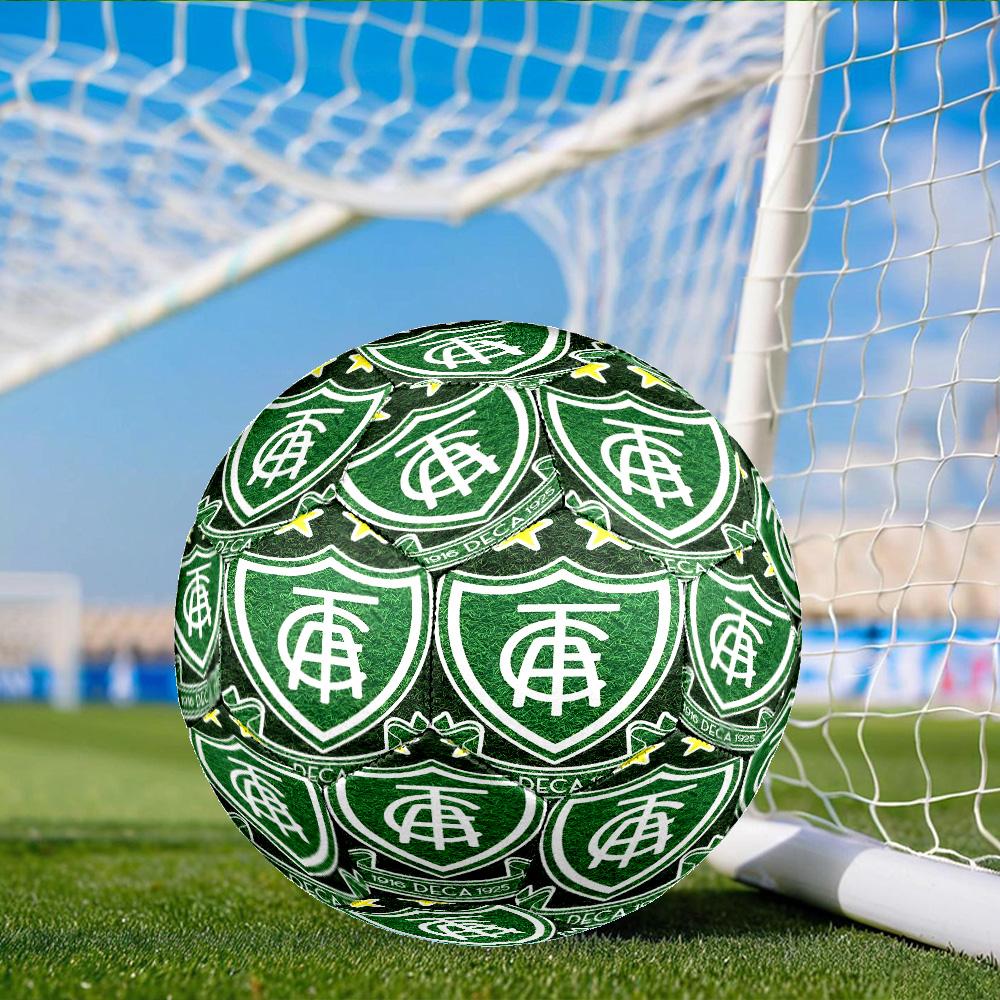America Futebol Clube Size 5 Soccer Balls, Anti-Slip, Protective Football, Outdoor Sport, Practice Games, Birthdays Gift Suitable for Fan