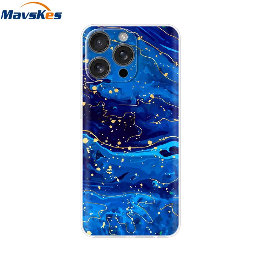 For iPhone 16 Pro Case 16 Plus Lovely Heart Soft Silicone TPU Painted Phone Cases for Apple iPhone16 Pro Max Cover Shell New Bag