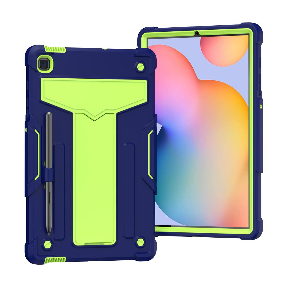 Voor Samsung Galaxy Tab A 10.1 hoes SM-T510 SM-T515 Kindveilige hoes Tablet TPU+PC Schokbestendige standaardhoes voor SM-T510 T515 Tab A10.1 SM-T510