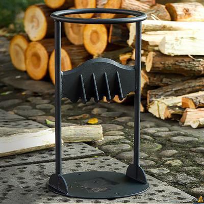 Heavy Duty Firewood Splitter Manual Kindling Log Splitting Wedge Carbon Steel Blade Firewood Cutter Splits Firewood Safely Easily for Camping
