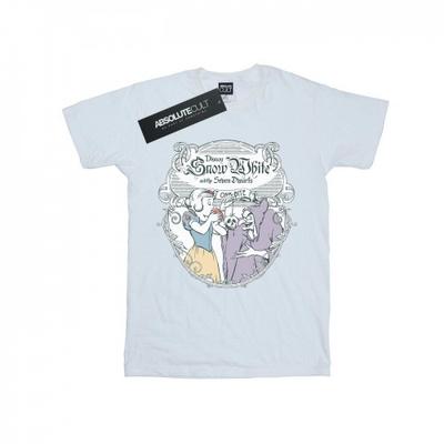 Womens/Ladies Snow White Apple Bite Cotton Boyfriend T-Shirt