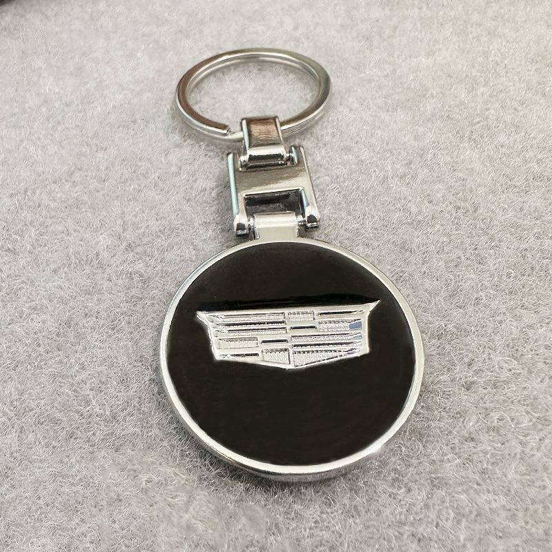 

Metal H Shape Car Logo Keyring Key Chains Pendant for Cadillac ATS BLS CT4 CT5 CT6 CTS ESCALADE EXT SLR SRX STS XT4 XT5 XT6 XTS