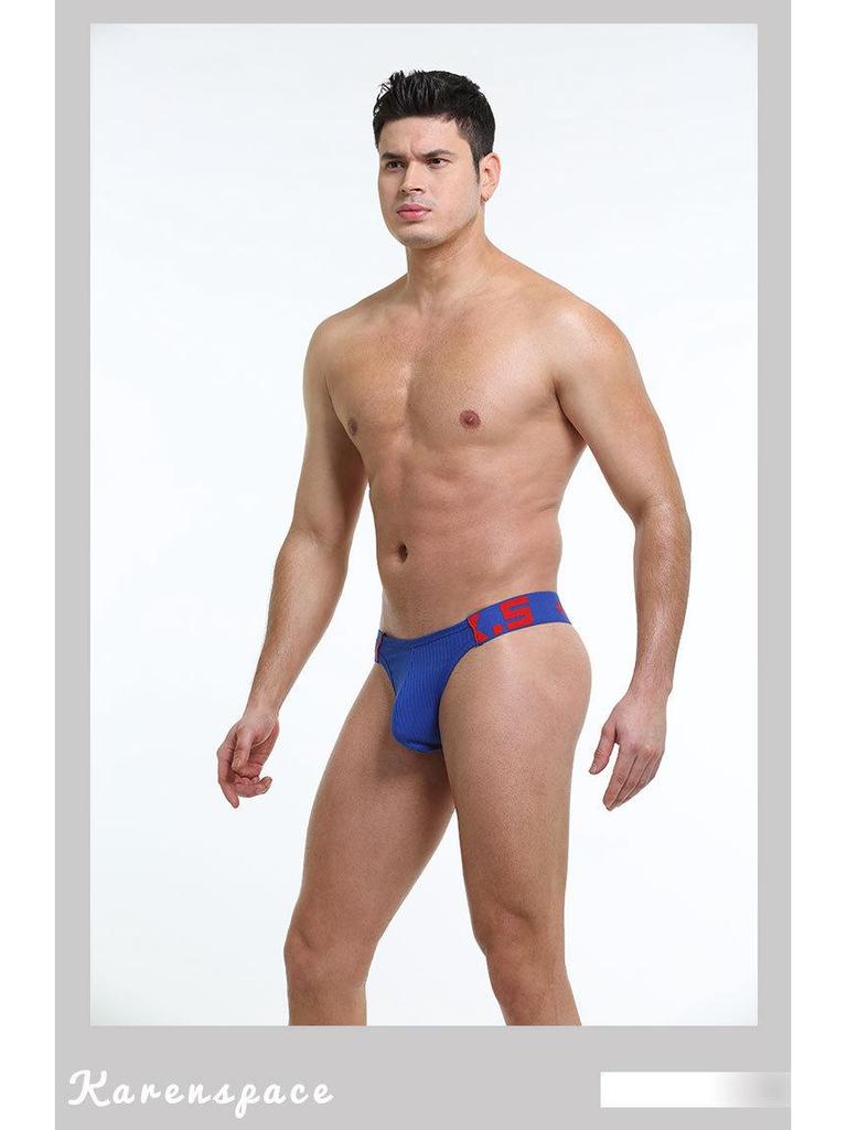 Men's Seamless Low Waist Breathable Thong - European & American Style
