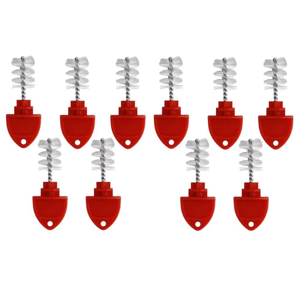10PCS Various Taps Compatible Beer Tap Brushes Easy To Use Food Pipe Opening Brush  Bar Accessory