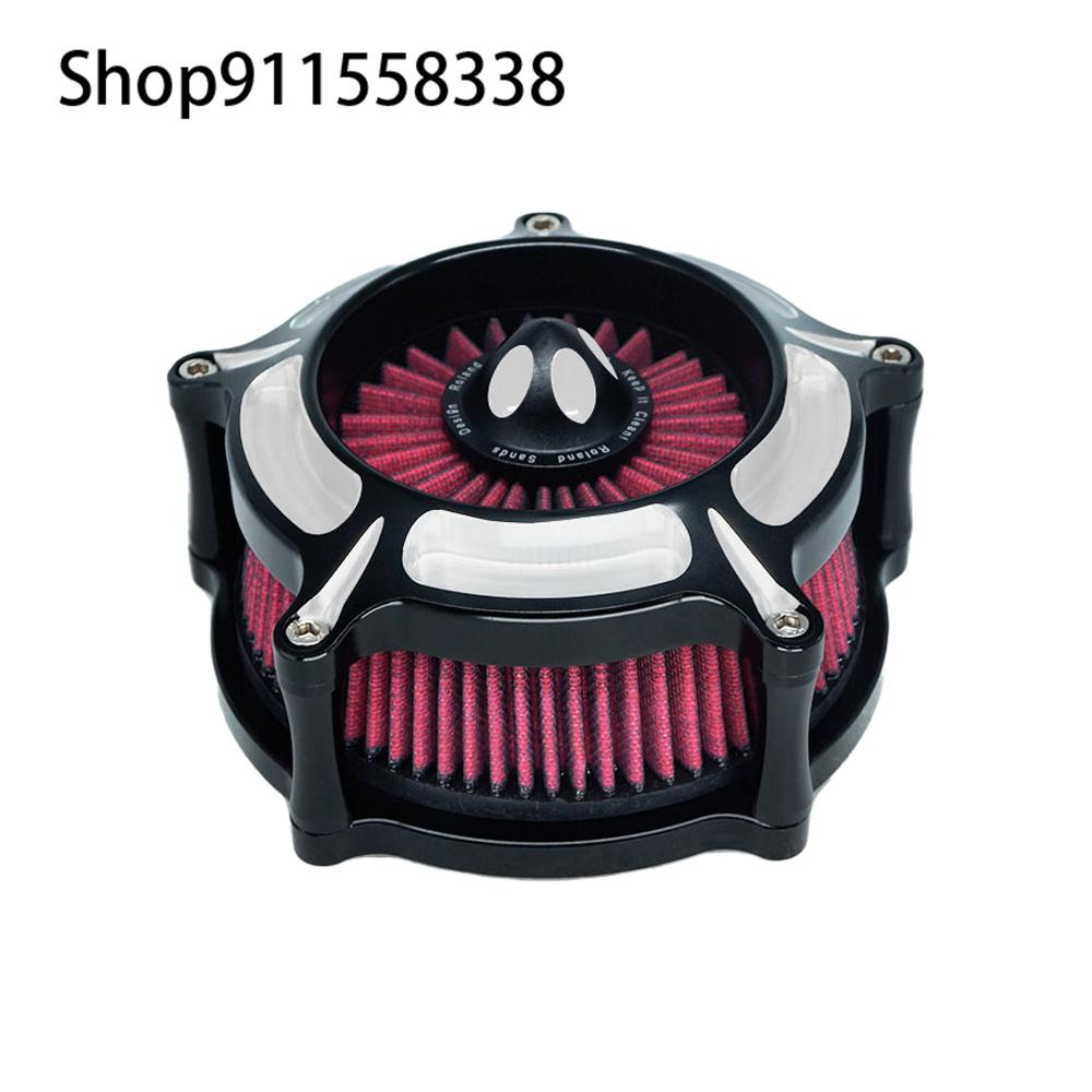 Filtru de admisie pentru filtrul de curățare a aerului turbinei CNC RSD pentru motociclete pentru Harley Sportster Dyna Softail Touring Street Glide Road King