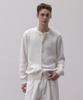 Decoroso Panel Rib Round Cardigan [White]