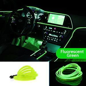 1M/3M/5M USB LEDowe Światło Ambientowe Do Samochodu Panel LED Deska Rozdzielcza Neonowy Pasek Dekoracje Wnętrza Atmosfera EL Światło Linia Rurka Z