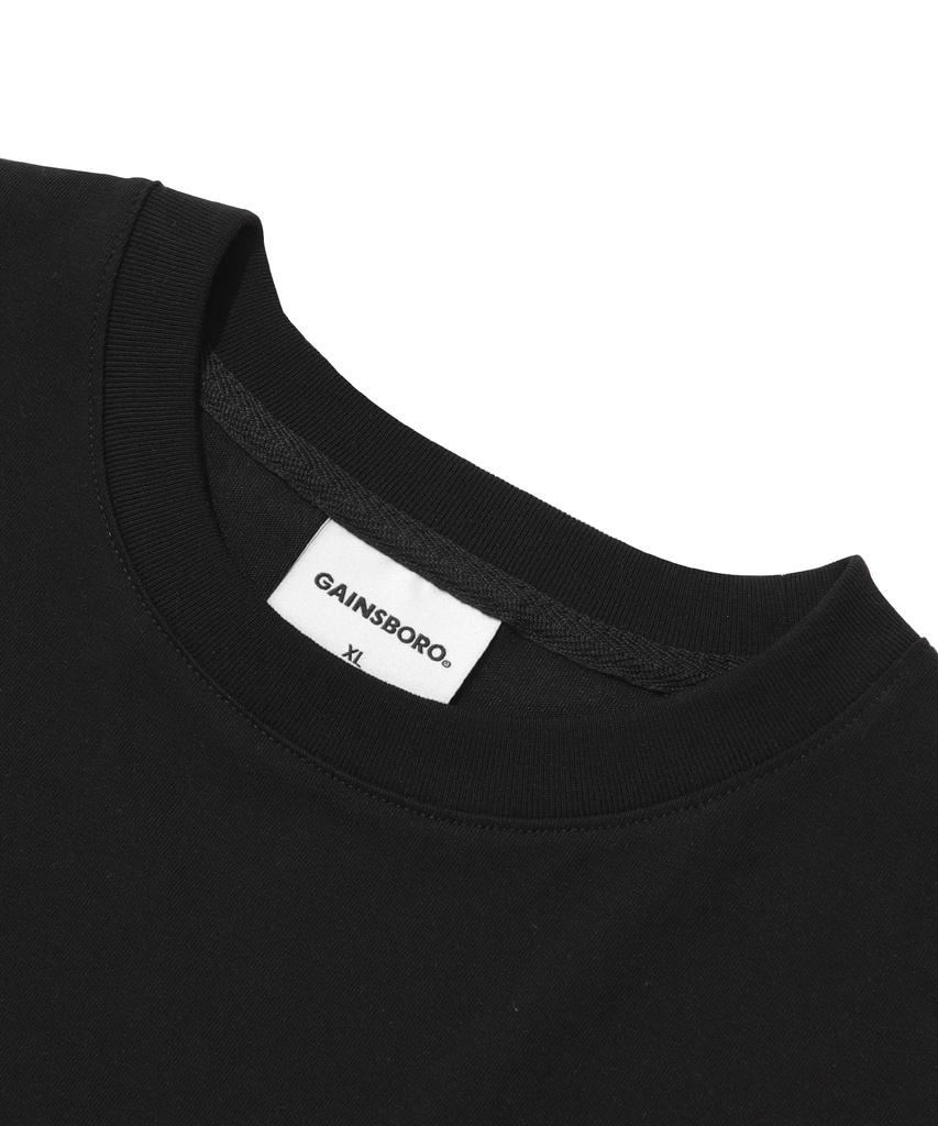 GAINSBORO Again Coconut Tree T-Shirt_Black