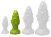 Monster Spike Silicone Plug M 12 X 4.5cm Green - ToppedMonster - Unusual Dildos