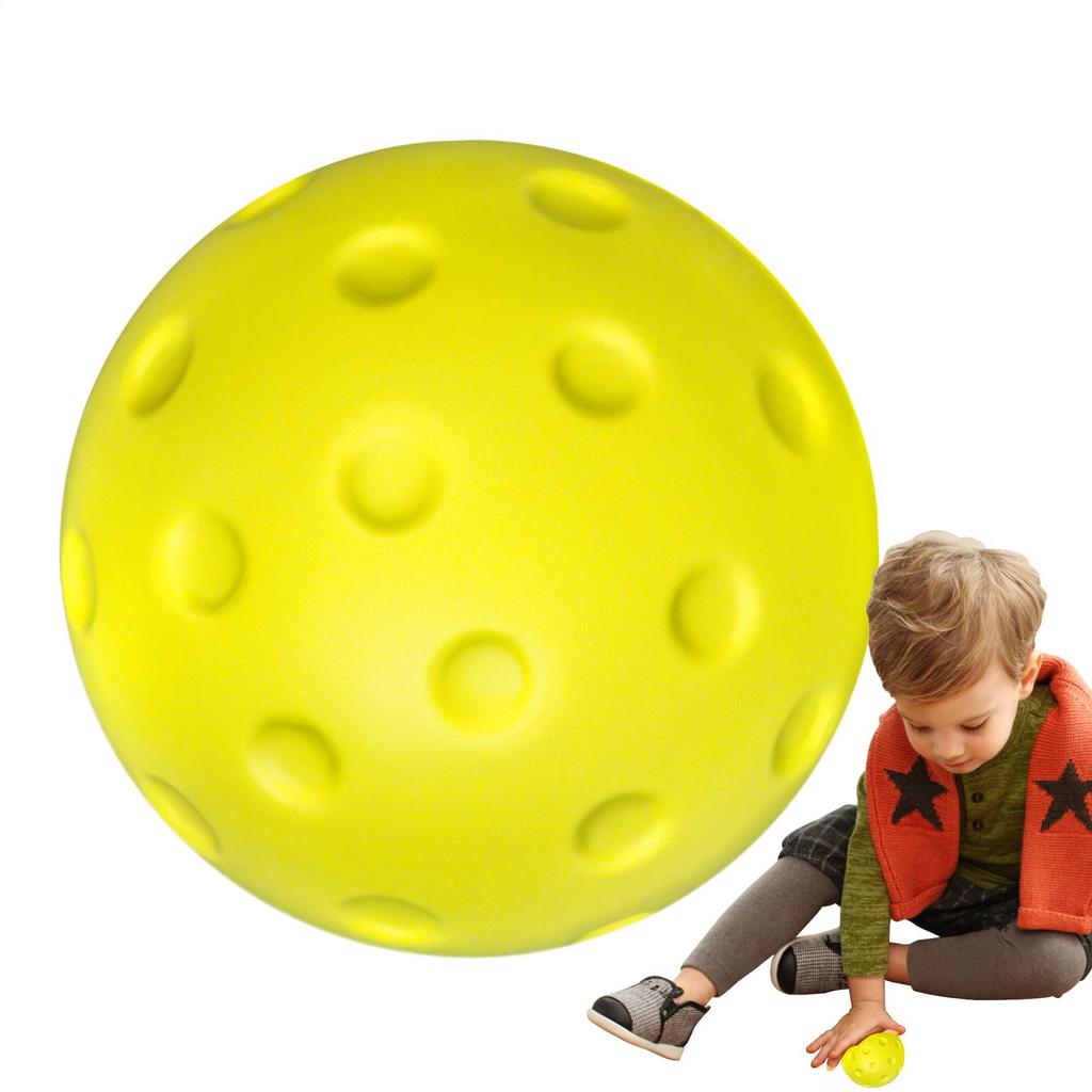 74mm Silent Pickleball Quiet Training Balls Soft Pu Wear-resistant Training Pickleball Ball Standard-Sized Pickleball