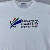 Vintage Sydney 2000 Paralympische Spelen Shirt Heren L Olympische Spelen Australië Evenement T-shirt