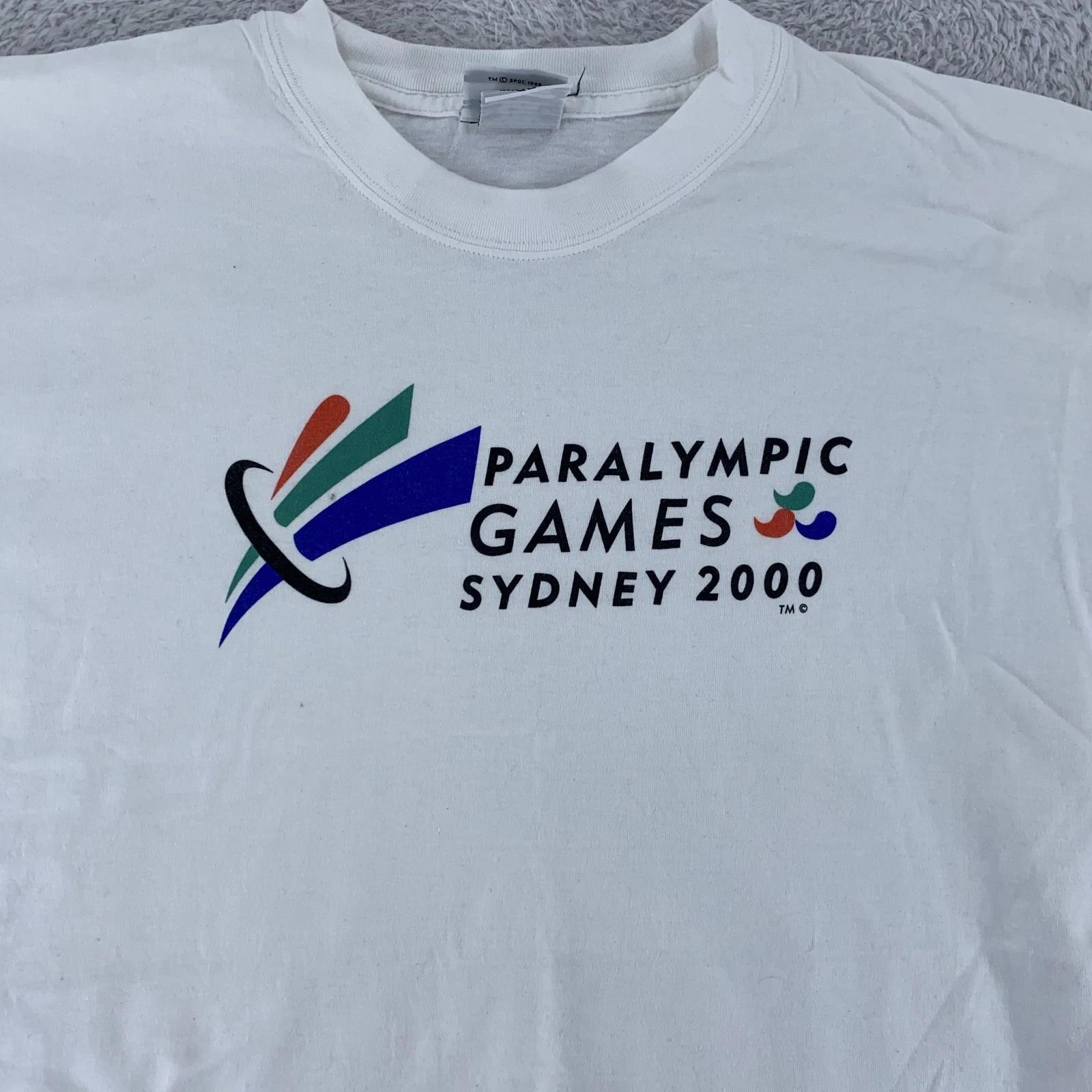 

Vintage Sydney 2000 Paralympic Games Shirt Mens L Olympics Australia Event Tee L