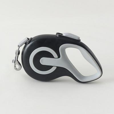 Goldene One-Touch-Automatikleine für Hunde, 3 m/5 m [A0037], schwarz