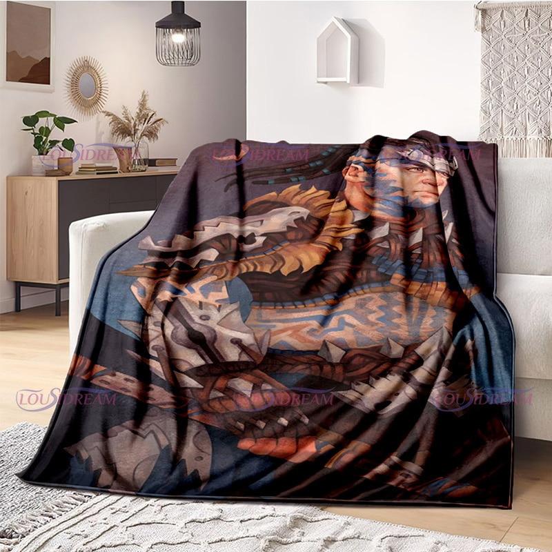 Deka pre milovníkov hier Horizon Zero Dawn Gaming Throw Deka Fleecová deka Deka pre dospelých a deti Prikrývka pre hráčov Darčeky