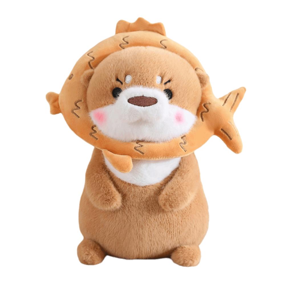Lovely Design Fruit Otter Doll Soft Material Cartoon Animal Toy Otter Plush Toy  Kids Room
