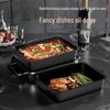 Thick Non-stick Carbon Steel Rectangular Roasting Pan