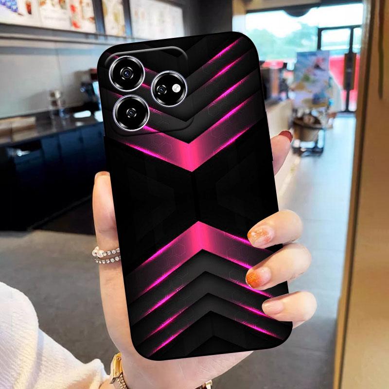For ZTE Blade V60 Axon60 4G Phone Case Z2356 Soft Silicone Shell Coque For ZTE Nubia V60 Back Cover Black TPU Fundas Phone Bag
