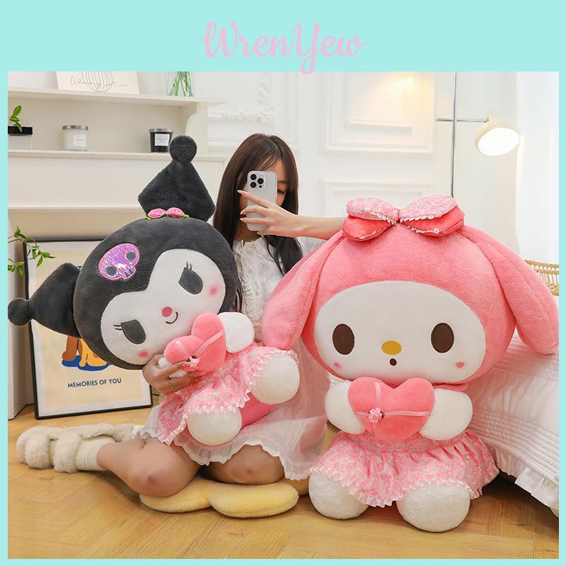 Lovely Kt Cat Plush Doll Pillow Short Plush Soft Stuffed Toy Great For Gifts And Decor