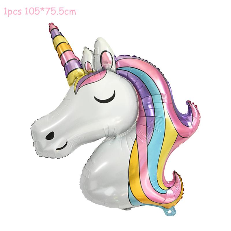 1 Set Einhorn Partyballons Geburtstagsballon Einhorn Dekoration Latex Konfetti Ballon Geburtstagsfeier Dekoration Ballons Kinder