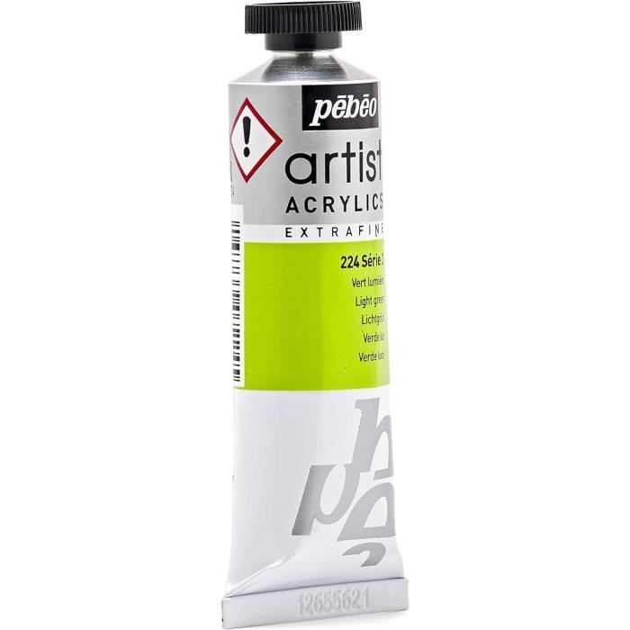 Paint - PEBEO - Veronese - 37 Ml - Blue with a Hint of Yellow - Satin Gloss Finish