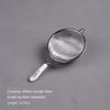 Japanese 304 Stainless Steel Tea Strainer Tea Strainer Fine Filter Screen Tea Strainer Black and White Handle Size